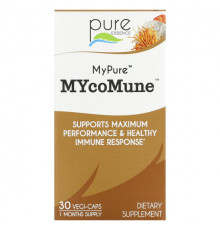 Pure Essence, MyPure, MYcoMUNE, 30 растительных капсул