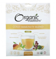 Organic Traditions, Gold Immunity Blend, мгновенное действие, 80 г (2,8 унции)