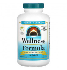 Source Naturals, Wellness Formula, улучшенная поддержка иммунитета, 180 таблеток