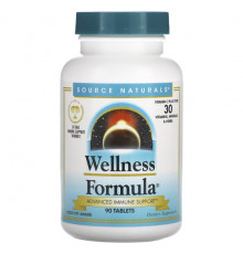 Source Naturals, Wellness Formula, 90 таблеток