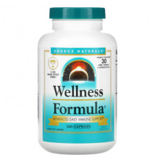 Source Naturals, Wellness Formula, ежедневная иммунная поддержка, 240 капсул