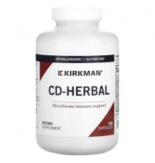 Kirkman Labs, Травяная добавка CD-Herbal, 180 капсул