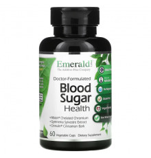 Emerald Laboratories, Blood Sugar Health, 60 растительных капсул