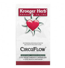 Kroeger Herb Co, CircuFlow, 270 вегетарианских капсул