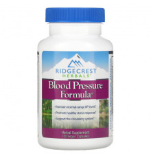 RidgeCrest Herbals, Blood Pressure Formula, 120 веганских капсул