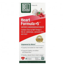 Bell Lifestyle, Heart Formula # 5, 60 мягких таблеток