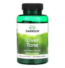 Swanson, Liver Tone, 300 мг, 120 растительных капсул