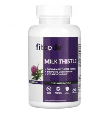 FITCODE, Milk Thistle, 300 mg, 60 Veggie Capsules