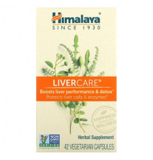 Himalaya, LiverCare, 90 вегетарианских капсул