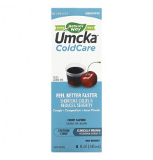 Nature's Way, Umcka, ColdCare, успокаивающий сироп, вишня, 240 мл (8 жидк. Унций)