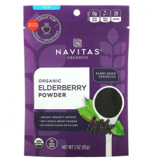 Navitas Organics, Органический порошок из бузины, 85 г (3 унции)