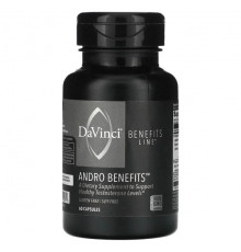 DaVinci Laboratories of Vermont, Benefits Line, Andro Benefits, 60 капсул