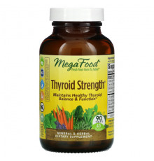 MegaFood, Thyroid Strength, 90 таблеток