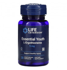 Life Extension, Essential Youth L-эрготионеин, 5 мг, 30 вегетарианских капсул