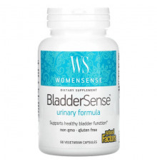 Natural Factors, Womensense, BladderSense, 90 вегетарианских капсул