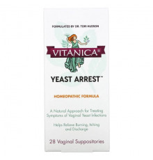 Vitanica, Yeast Arrest, 14 вагинальных суппозиториев