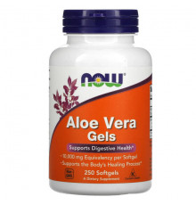 NOW Foods, Aloe Vera Gels, 250 мягких желатиновых капсул