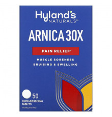 Hyland's Naturals, Arnica (арника) 30X, 50 быстрорастворимых таблеток