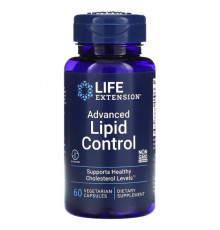 Life Extension, Advanced Lipid Control, 60 вегетарианских капсул