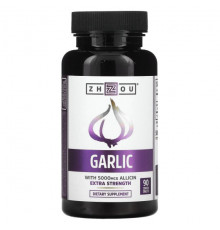 Zhou Nutrition, Garlic Extra Strength, 90 таблеток, покрытых оболочкой