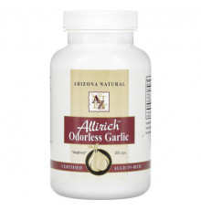 Arizona Natural, Allirich, Odorless Garlic, 100 Capsules