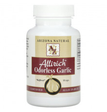 Arizona Natural, Allirich, Odorless Garlic, 100 Capsules