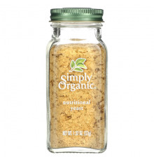 Simply Organic, Органические, питательные дрожжи, 1,32 унц. (37 г)