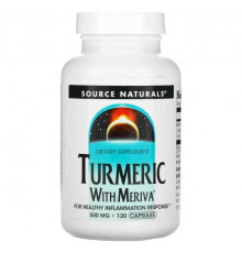 Source Naturals, Куркума с меривой, 500 мг, 30 капсул