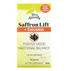 Terry Naturally, Saffron Life + куркумин`` 60 капсул