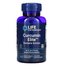 Life Extension, Curcumin Elite, экстракт куркумы, 30 вегетарианских капсул