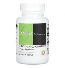 DaVinci Laboratories of Vermont, Curcumin C3 Complex, 500 мг, 60 капсул