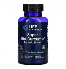 Life Extension, Super Bio-Curcumin, куркумин, 60 вегетарианских капсул