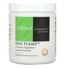 DaVinci Laboratories of Vermont, Enz-Flame, смесь для порошковых напитков, 270 г (9,52 унции)