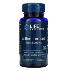 Life Extension, Arthro-Immune, поддержка суставов, 60 растительных капсул