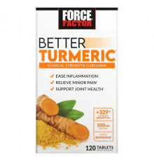 Force Factor, Better Turmeric, 120 таблеток