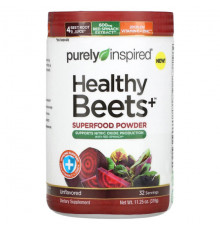 Purely Inspired, Healthy Beets+ Superfood Powder, Unflavored, 11.25 oz (319 g)