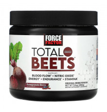 Force Factor, Total Beets, оригинальный напиток в порошке, свекла и ягоды граната, 210 г (7,4 унции)