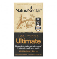 NaturaNectar, Bee Propolis Ultimate, 60 вегетарианских капсул