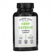 Crystal Star, Herp Defense, 60 вегетарианских капсул