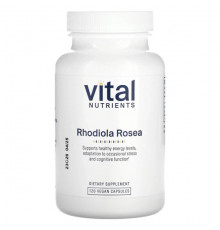 Vital Nutrients, Родиола розовая, 120 веганских капсул