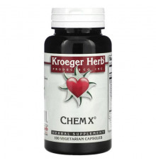 Kroeger Herb Co, Chem X, 100 вегетарианских капсул