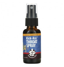 WishGarden Herbs, Kick-Ass Throat Spray, 30 мл (1 жидк. Унция)