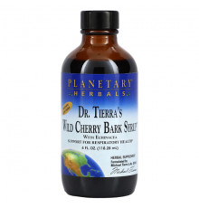 Planetary Herbals, Dr. Tierra's сироп из коры дикой вишни, 118,28 мл (4 жидк. унции)