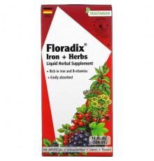 Gaia Herbs, Floradix, железо и травы, 500 мл (17 жидк. Унций)