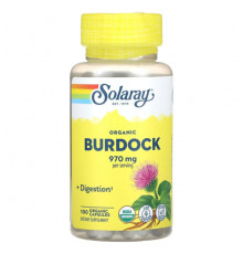 Organic Burdock, 970 mg, 100 Organic Capsules (485 mg per Capsule)