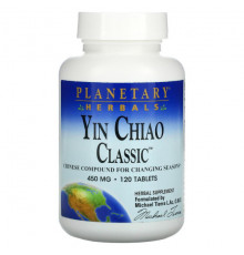 Planetary Herbals, Yin Chiao Classic, 450 мг, 120 таблеток