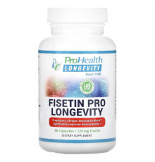 ProHealth Longevity, Fisetin Pro Longevity, 125 мг, 60 капсул