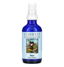 Starwest Botanicals, Цветочная вода с розой, 118 мл (4 жидких унции)