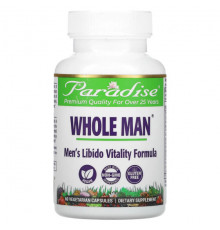 Whole Man, Men's Libido Vitality Formula, 60 Vegetarian Capsules