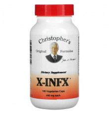 Christopher's Original Formulas, X-INFX, 440 мг, 100 вегетарианских капсул